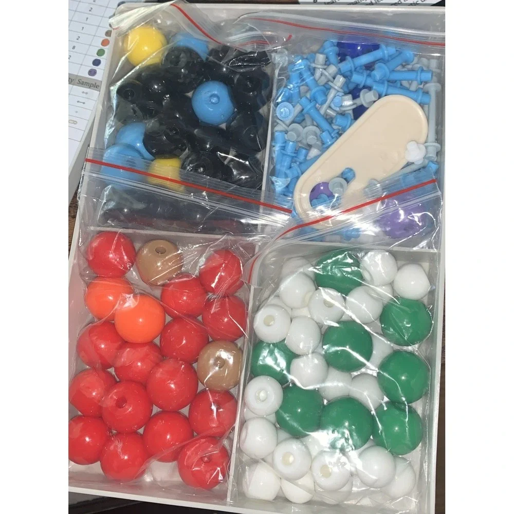 200 Pc Organic Chemistry Molecular Model Student Teacher Science Kit Atoms Links